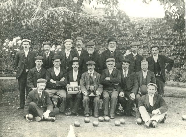 Sandbach Bowls Team, c1900