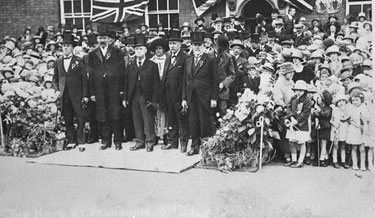 Frodsham: Visit of King George V  