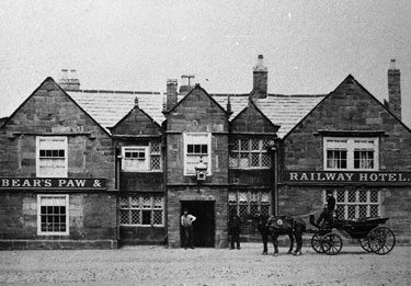 Frodsham: Main Street, The Bears Paw and Railway Hotel