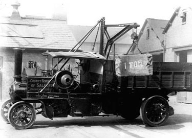 Foden: Five ton steam wagon