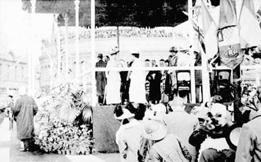 Widnes: Visit of King George V and Queen Mary, 1913 	