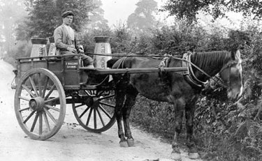 Winsford: Milk delivery 	