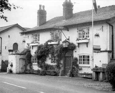 Styal: Altrincham Road, Old Ship Inn 	