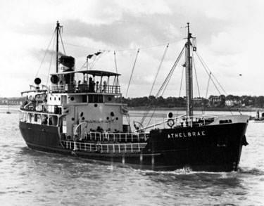 Northwich: Steam tanker 'Athelbrae' at sea 	