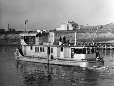 Northwich: 'Push-pull' type tug built at Yarwood's shipyard 	