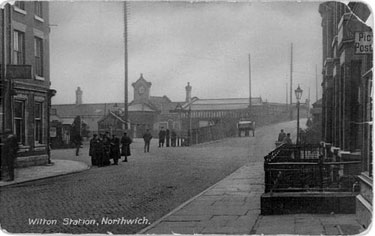 Northwich: Railway Station and Bridge