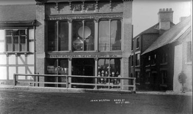 Northwich: Dane Street, Ironmonger John Weston's shop
