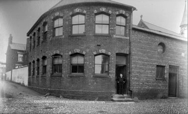 Northwich: Meadow Street, Sandiford's Brewery