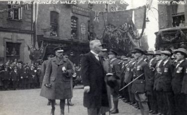 Nantwich: Prince of Wales visits Nantwich