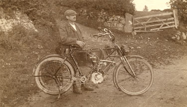 Place unknown: Unidentified biker