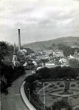 Bollington: view over the town