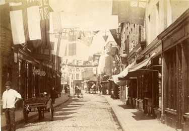 Macclesfield: Chestergate, Queen Victoria's Jubilee Day