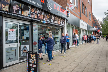 Crewe: Delamere Street, Figaro's Barber