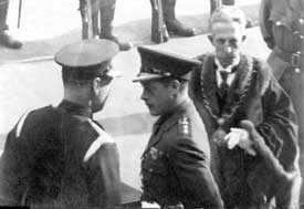 Chester: Town Hall Square, visit of the Prince of Wales
