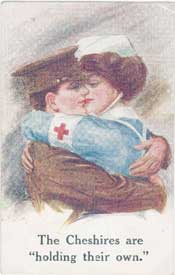 Cheshire Regiment Postcard