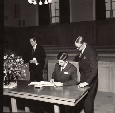 Chester: County Hall, Prince Charles