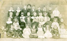 View: FD01103 Frodsham: Group of Infant School Children.  Church Street