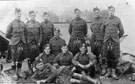 View: FD01189 Frodsham: Soldiers in camp, Scottish Regiment, WW1