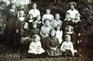 View: FD01371 Frodsham: Miss Atkin's Private School, Windygates, Red Lane.  School Group