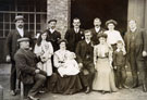 View: FD01381 Frodsham: Joseph and Martha  Ellams.  Wedding Group