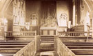 View: FD01472 Frodsham: St. Peters Church Aston, Interior.  Unknown date.