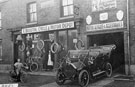View: FD02051 Frodsham: Tom Booth's Cycle Shop and Garage, Main Street, Frodsham  