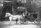 View: FD02099 Frodsham: Garratt Family Carriage, Stapleton House about 1913 