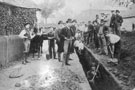 View: FD02103 Frodsham: Laying Water Mains in Hillside Road, Overton.  1885