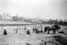 View: FD02106 Frodsham: Haymaking in Overton,(now Hillside Road). 