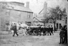 View: FD02535 Frodsham: Lower Church Street, funeral procession