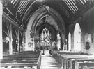 View: FD02574 Frodsham: Interior of St. Johns Church, Kingsley.