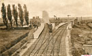 View: FD02594 Helsby: Helsby Junction Station.  With steam train.