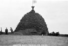 View: FD02614 Frodsham: Coronation Beacon, Overton Hill.  Near Mersey View. 22 June 1911