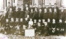 View: FD02673 Frodsham: Class at Frodsham Marsh Endowed Boys School Group VI.