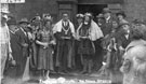 View: FD02677 Frodsham: Frodsham Marsh Carnival 1924.  The King's Speech at Town Hall.