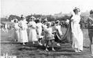 View: FD02705 Frodsham: Frodsham Marsh Carnival.  Queen of Beauty and retinue.