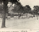 View: FD02746 Frodsham: Cows in Main Street., 1946