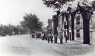 View: FD02778 Frodsham: Main Street from and Including Bears Paw. With group of people and vehicles.