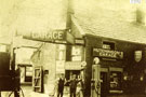 View: FD02780 Frodsham: Hutchinson's Garage.  High Street. Frodsham.