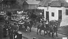 View: FD02813 Frodsham: Upper Church Street looking up.  From Wilson's Shop.