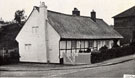 View: FD02876 Frodsham: Flower Cottage.  Hillside Road. External chimney in gable end.