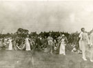 View: FD02905 Frodsham: Carnival Queens on Cricket Field.  1920's