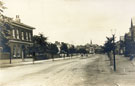 View: FD02984 Frodsham: Main Street, view from end Fountain Lane.