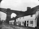 View: FD03014 Frodsham: Cottages on the Quay [now demolished] .  Post WW 1,
