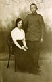 View: FD03056 Frodsham: Soldier with wife WW1