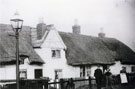 View: FD03058 Frodsham: Weston View (farmhouse) two people, Ship Street .  About 1905
