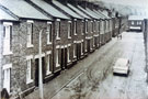 View: FD03059 Frodsham: Volunteer Street houses.  Off Bridge Lane