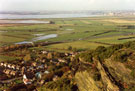 View: FD03141 Frodsham: Frodsham Marsh, view from Helsby Hill