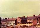 View: FD03185 Frodsham: Eddisbury Square being built in 1966.  In colour
