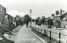View: FD03195 Frodsham: The Rock, Frodsham View looking west of High Street and Main Street.  